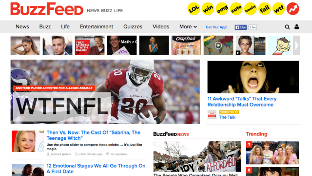 In How We Receive Information, BuzzFeed Reigns