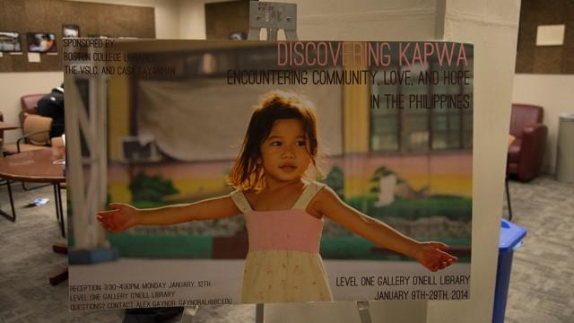 Tucked into the first floor of O'Neil, "Discovering Kapwa" tells the story of the simple life and the people who made Casa Bayanihan home, for a little while at least. 