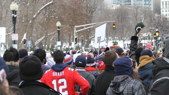 Cue The Duck Boats: Thousands Gather In Boston For Patriots Parade
