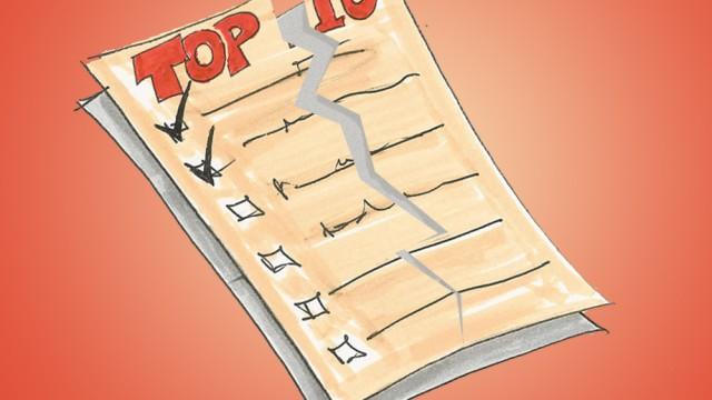 Exercise In Self-Hate: Reasons Why Lists Are Awful
