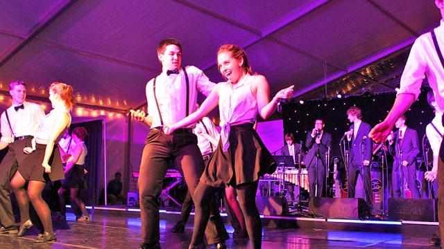 Saturday's joint dance and jazz band performance thrived off the participants versatility and adaptability.