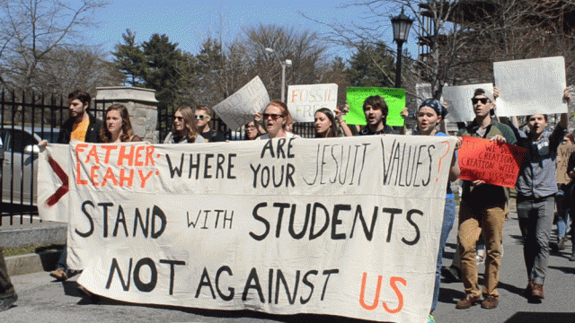 'We Don't Even Go Here': Boston-Area Protesters Challenge BC's Divestment Views