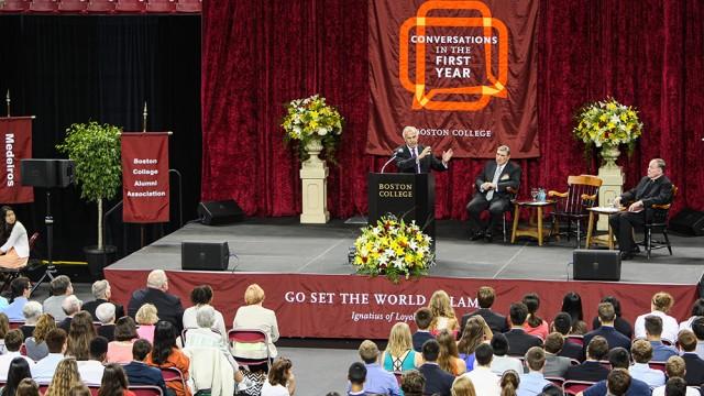 Brooks Tells Students To Find Joy In The Present At Convocation