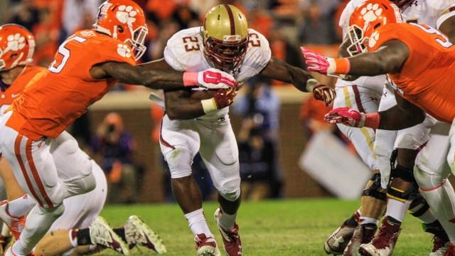 Penalties aside, the Eagles were simply outmatched, outmanned, and outsmarted by the one of the country's top teams, the No. 5 (and rising) Clemson Tigers. 