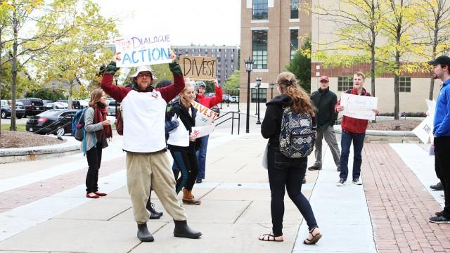 Low Turnout Marks First Registered March For Climate Justice at Boston College