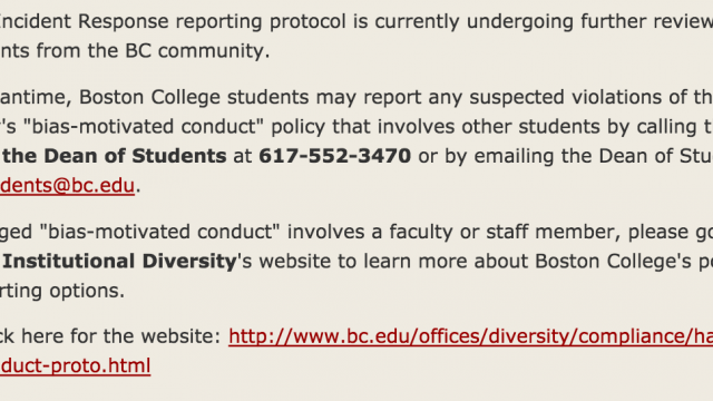 Bias Incident Response Form Shut Down, Under Review