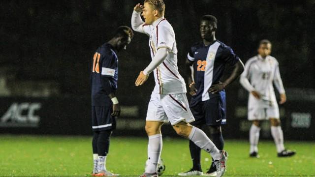 Enstrom Scores Two In Upset Over Virginia