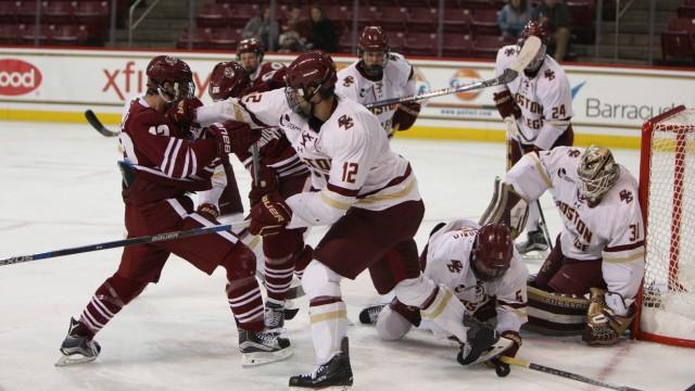 Jeke, Demko Step Up In Fight-Filled Affair Against UMass