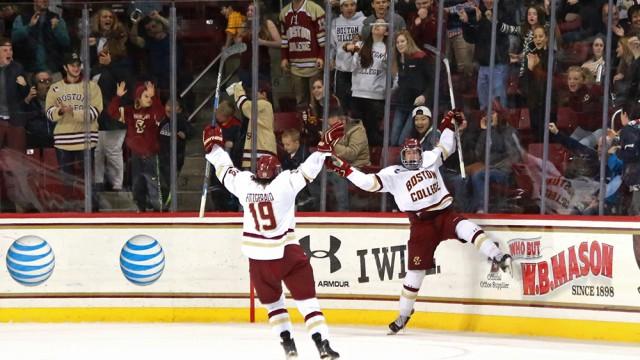 Wood's Late Goal Relieves Eagles' Third Period Breakdown