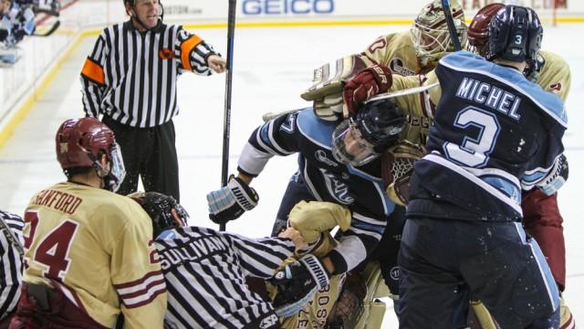 Beacon Street Bullies: Eagles Manhandle Maine In Series Opener