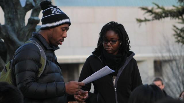 In Gasson, Student Leaders Stage Sit-In To Push For An Increase In AHANA Faculty