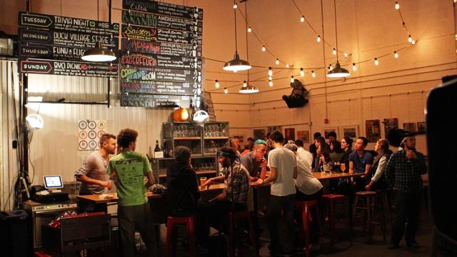 Aeronaut Brewery mixes craft beer with local flavor in Somerville. 