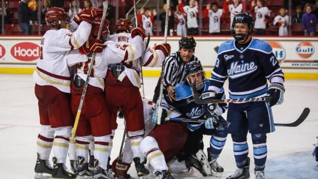 BC Outmuscles Maine En Route To Weekend Sweep