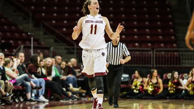 Boudreau's Last Second Shot Lifts BC Over Purdue