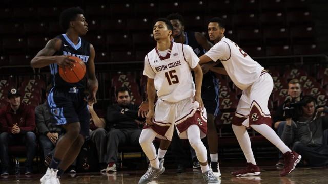 The Eagles broke a six game losing streak with a commanding team victory against Maine behind double-digit scoring performances from five different players. 