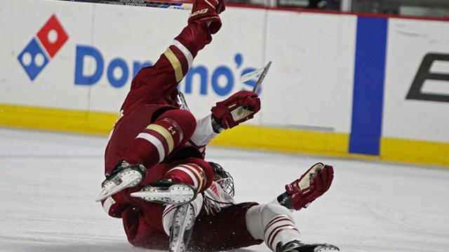 Men's hockey head coach Jerry York became the first in the sport to win 1,000 games after a 8-0 victory over the University of Massachusetts on Friday evening.