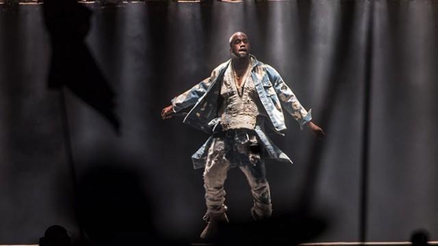 GLASTONBURY, ENGLAND - JUNE 27: Kanye West performs on The Pyramid Stage during the Glastonbury Festival at Worthy Farm, Pilton on June 27, 2015 in Glastonbury, England.  Now its 45th year the festival is one largest music festivals in the world and this year features headline acts Florence and the Machine, Kanye West and The Who. The Festival, which Michael Eavis started in 1970 when several hundred hippies paid just ¬£1, now attracts more than 175,000 people.  (Photo by Ian Gavan/Getty Images)