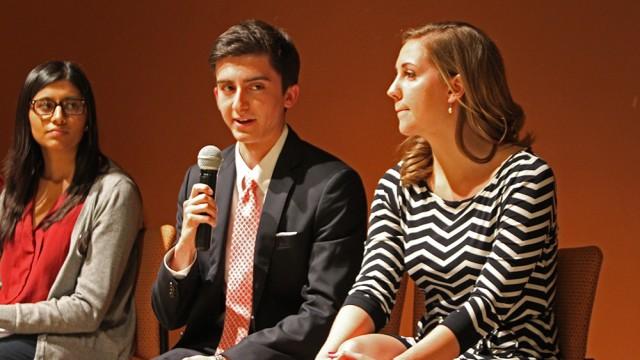 Simons, McCaffrey Win Popular Vote in UGBC Debate