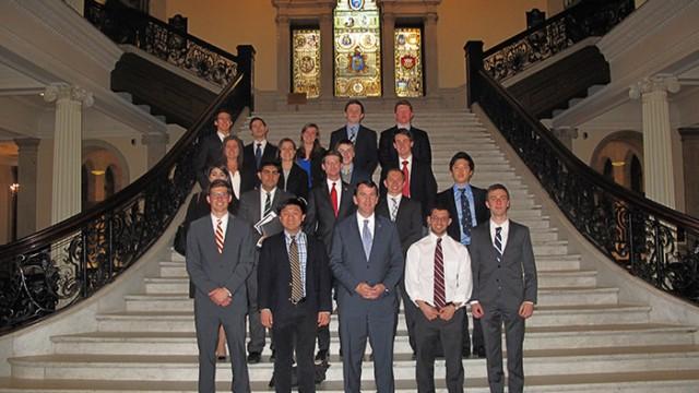 BC Economic Association Presents at the Massachusetts State House
