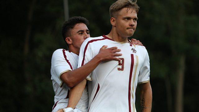 Men's Soccer Takes Down Rival BU in Home Opener