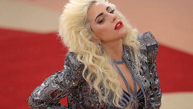 NEW YORK, NY - MAY 02:  Lady Gaga attends the "Manus x Machina: Fashion In An Age Of Technology" Costume Institute Gala at Metropolitan Museum of Art on May 2, 2016 in New York City.  (Photo by Neilson Barnard/Getty Images for The Huffington Post)