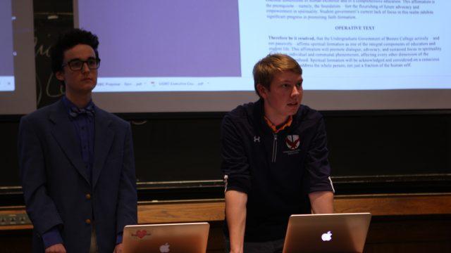 UGBC Student Assembly Affirms Commitments to Student Center, Spirituality