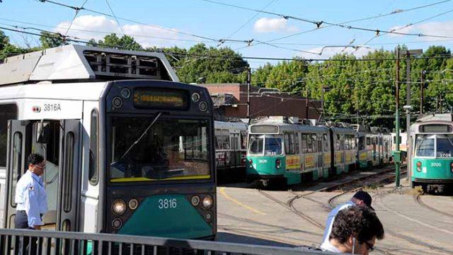 Green Line Derails at Boston College Stop