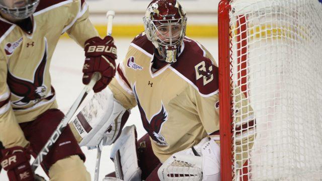 Notre Dame Ends BC's Unbeaten Streak in Hockey East