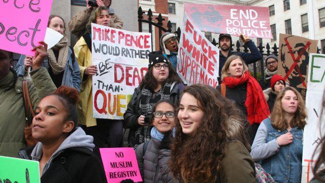 To Protest Trump, Students Walk Out of Class