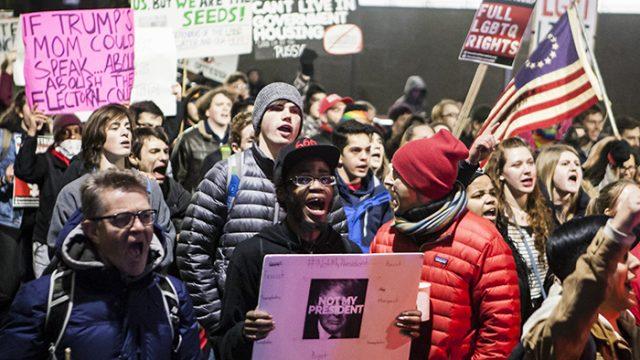 Thousands Fill the Common to Resist Trump