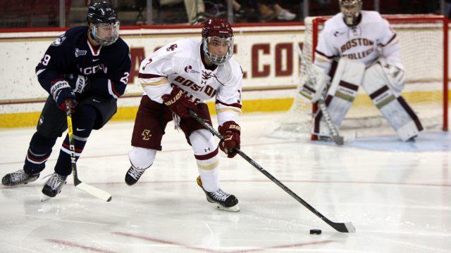 Woll, Eagles Withstand Onslaught From Huskies