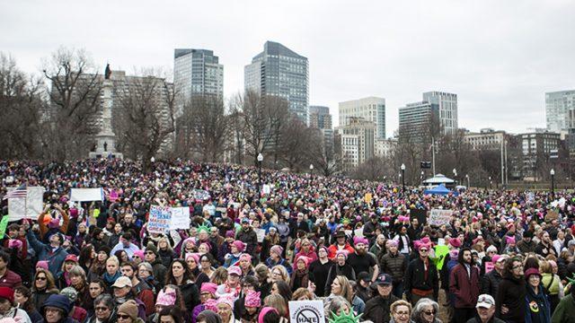 Over 175,000 People Attend Boston Women's March for America