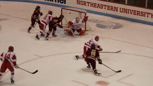 Notebook: Eagles Struggle on Penalty Kill, but Prevail in Third Period vs. BU