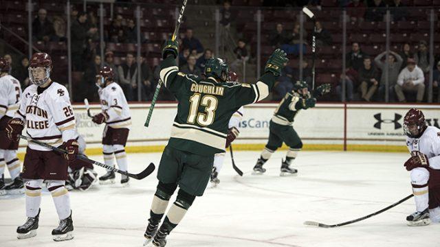Fast, Physical Game Ends in 3-3 Tie for Eagles, No. 16 Catamounts