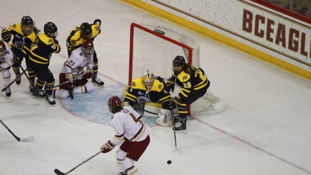 BC Shuts Out Merrimack in Hockey East Quarterfinals