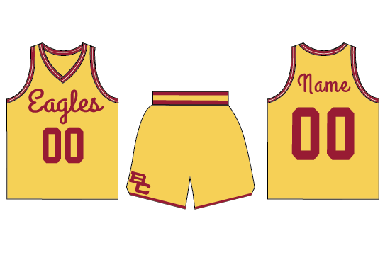 Boston College uniforms