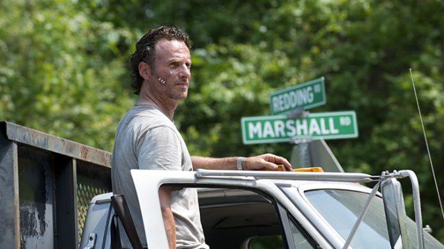 Andrew Lincoln as Rick Grimes - The Walking Dead _ Season 6, Episode 1 - Photo Credit: Gene Page/AMC