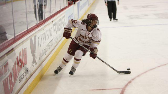 Channell Nets Game-Winner With 16 Seconds Left, Wisconsin Edges BC in Frozen Four