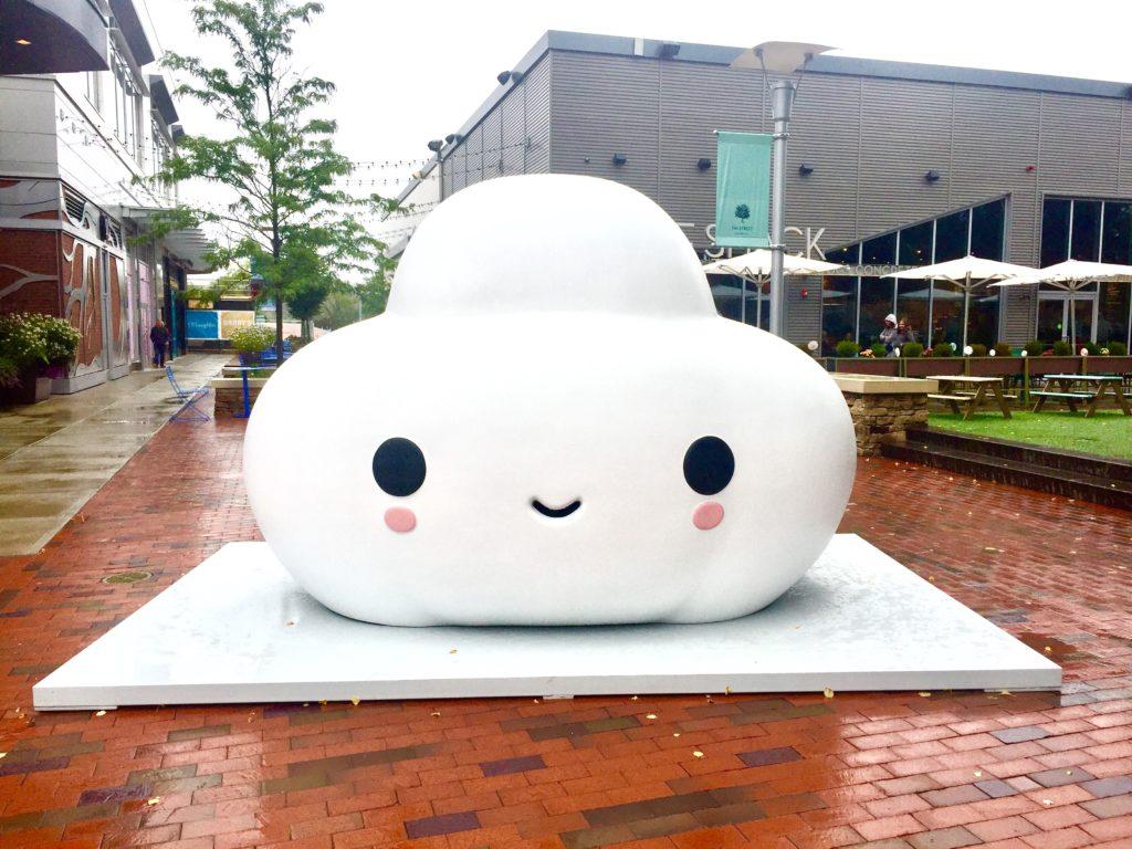 'Little Cloud' Installation Brings Airy Optimism to The Street