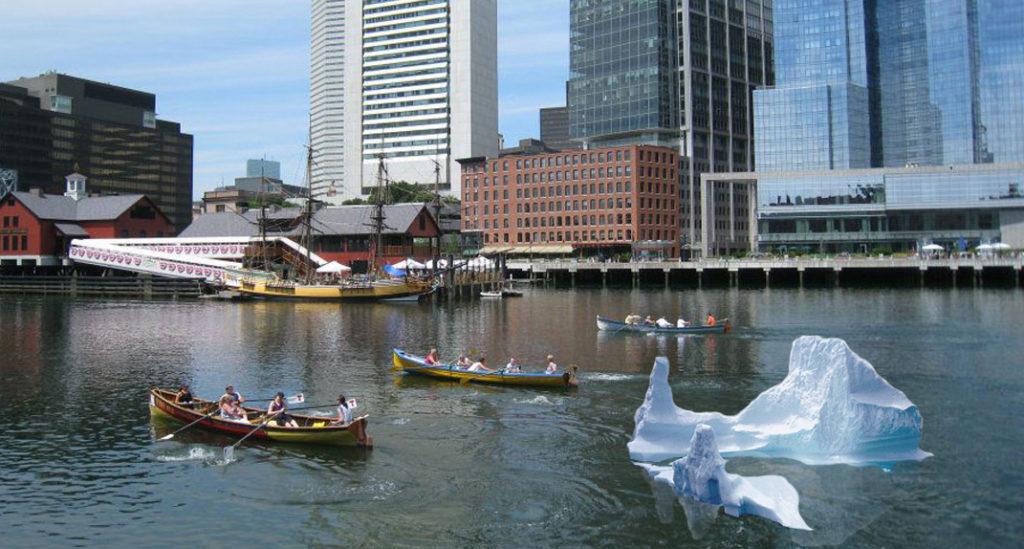 Fort Point Iceberg Installation Brings Awareness to Climate Change