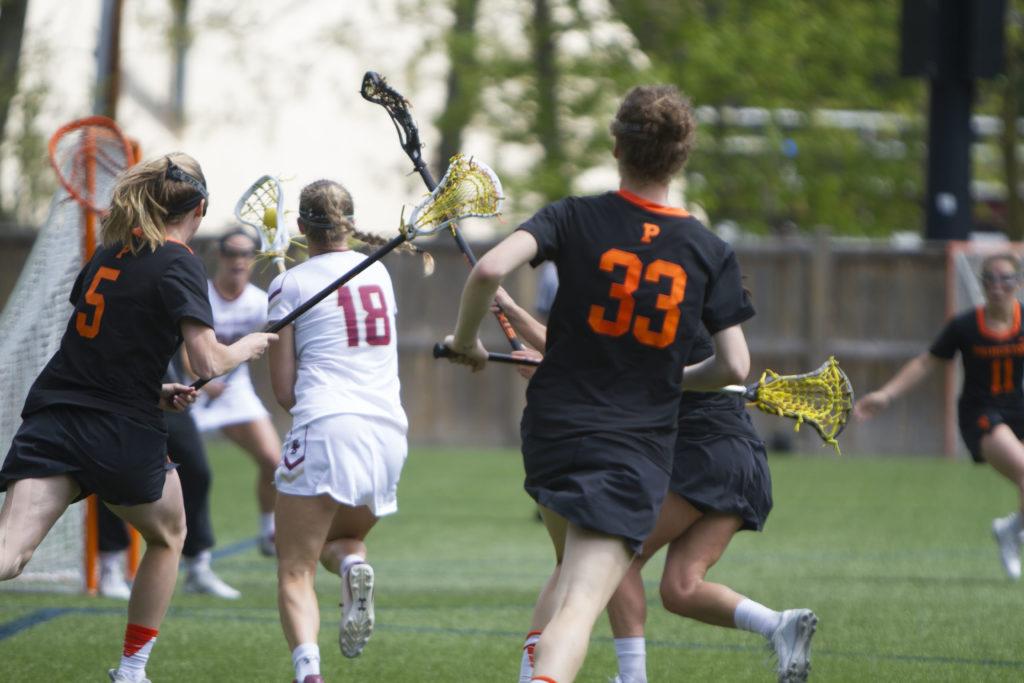 Tess Chandler and Kaileen Hart scored a career-high five goals apiece, guiding BC past Princeton in the second round of the NCAA Tournament, en route to the national quarterfinals.