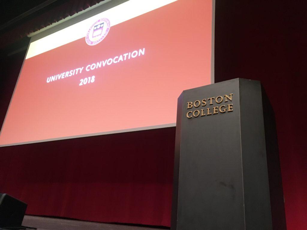 At University Convocation, Leahy Commits to "Similar Response" to Renewed Abuse Allegations in the Church