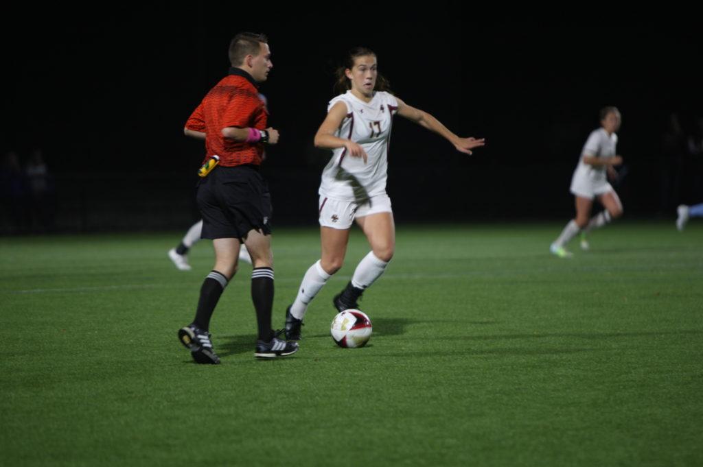 Set-Piece Goals Lead BC to Win Over Syracuse in ACC Opener