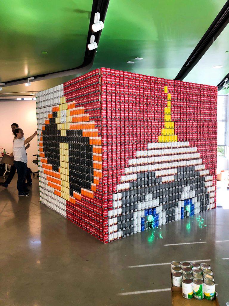 Canstruction Boston Art Pop-Up Raises Awareness Around Food Insecurity