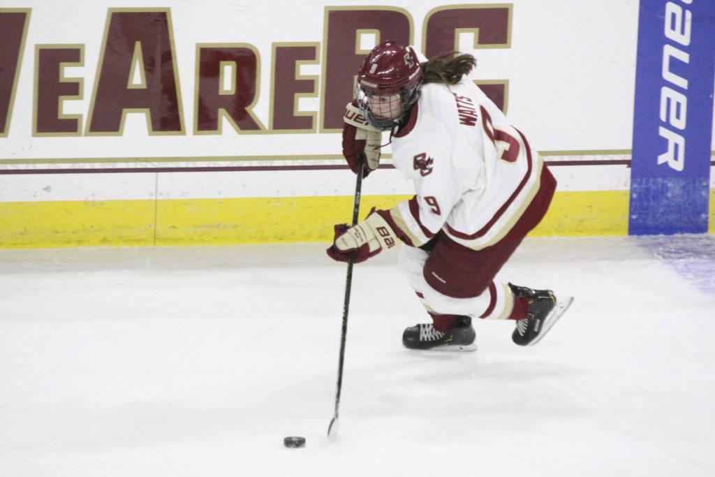 Despite Watts's Two Goals, Eagles Fall to Providence on the Road