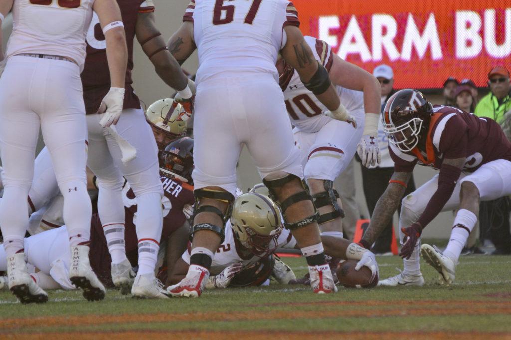 Trailing by a touchdown at the break, the Eagles' defense responded by only allowing 147 yards and seven points in the second half, setting the stage for BC's first win over Virginia Tech in four years.