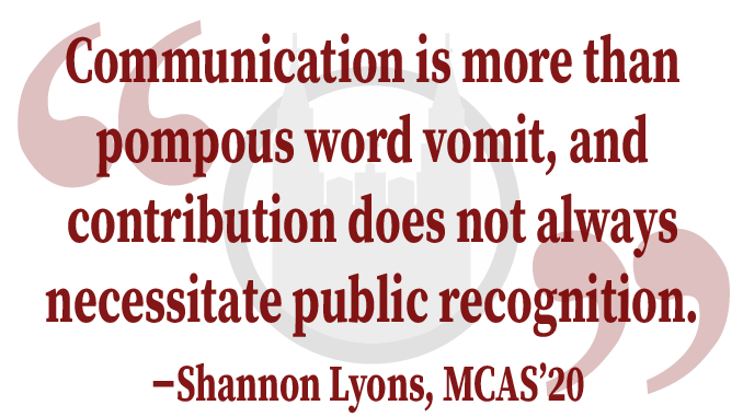 Class Participation, Preventing Meaningful Contributions