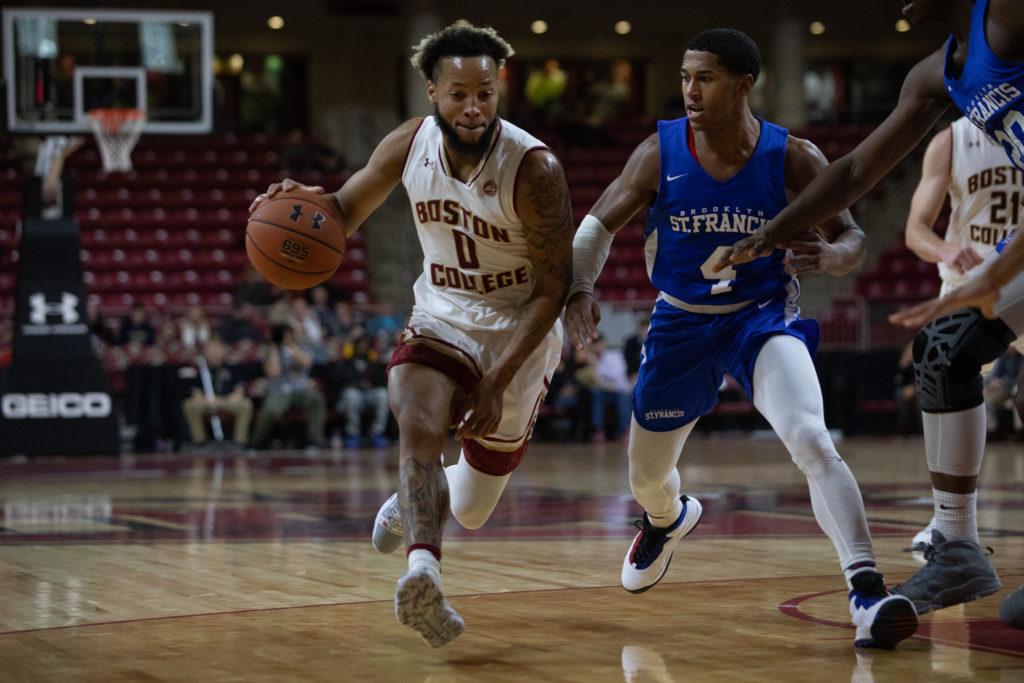 Timely Steals Help Eagles to Narrow Victory over St. Francis Brooklyn