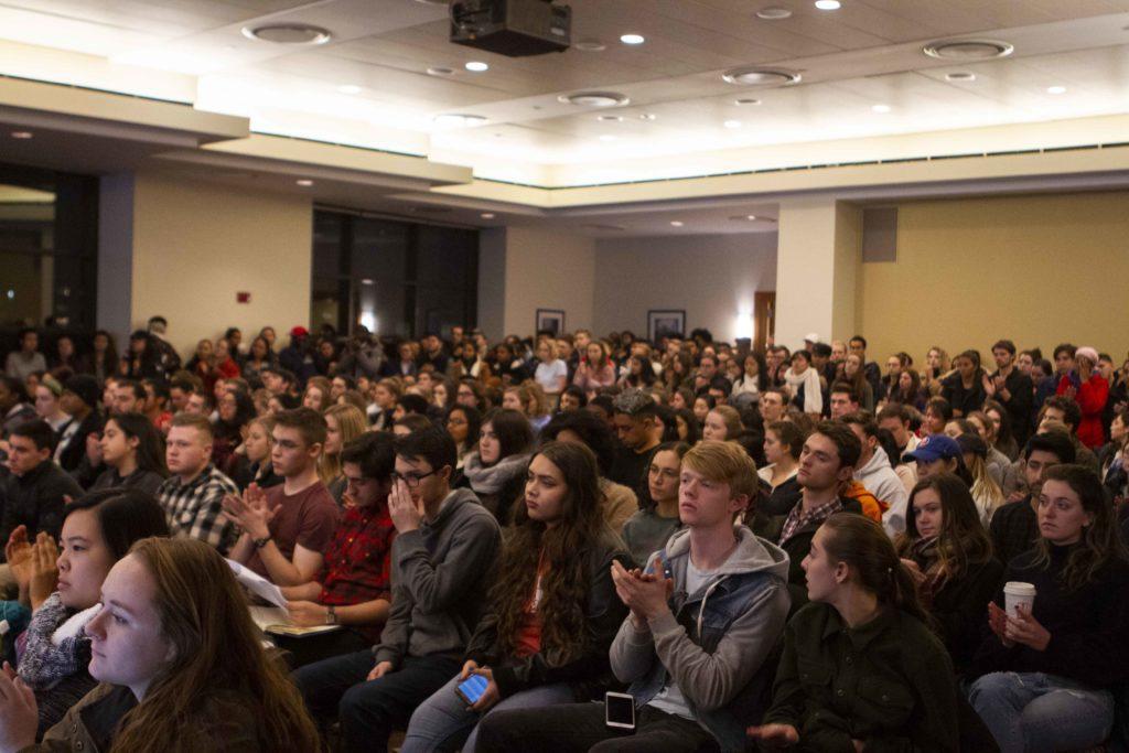 The Undergraduate Government of Boston College scheduled an emergency meeting Monday night, where it passed a resolution in response to a racist hate crime committed early Sunday morning by Michael Sorkin, CSOM ’21.