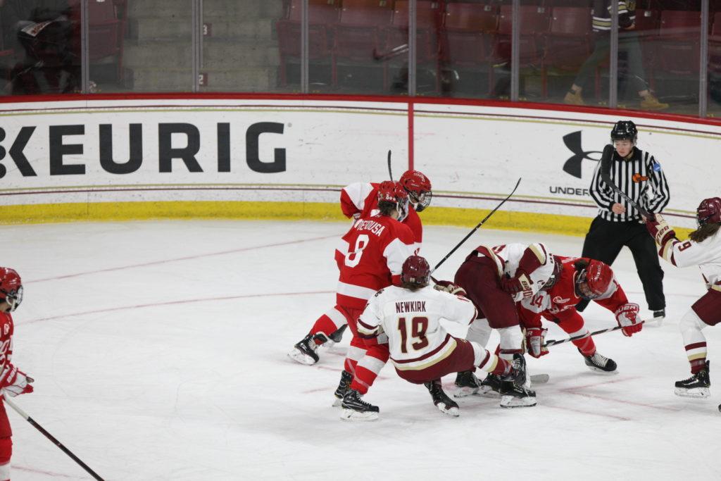Eagles' Struggles Continue in Weekend Finale Loss to Terriers